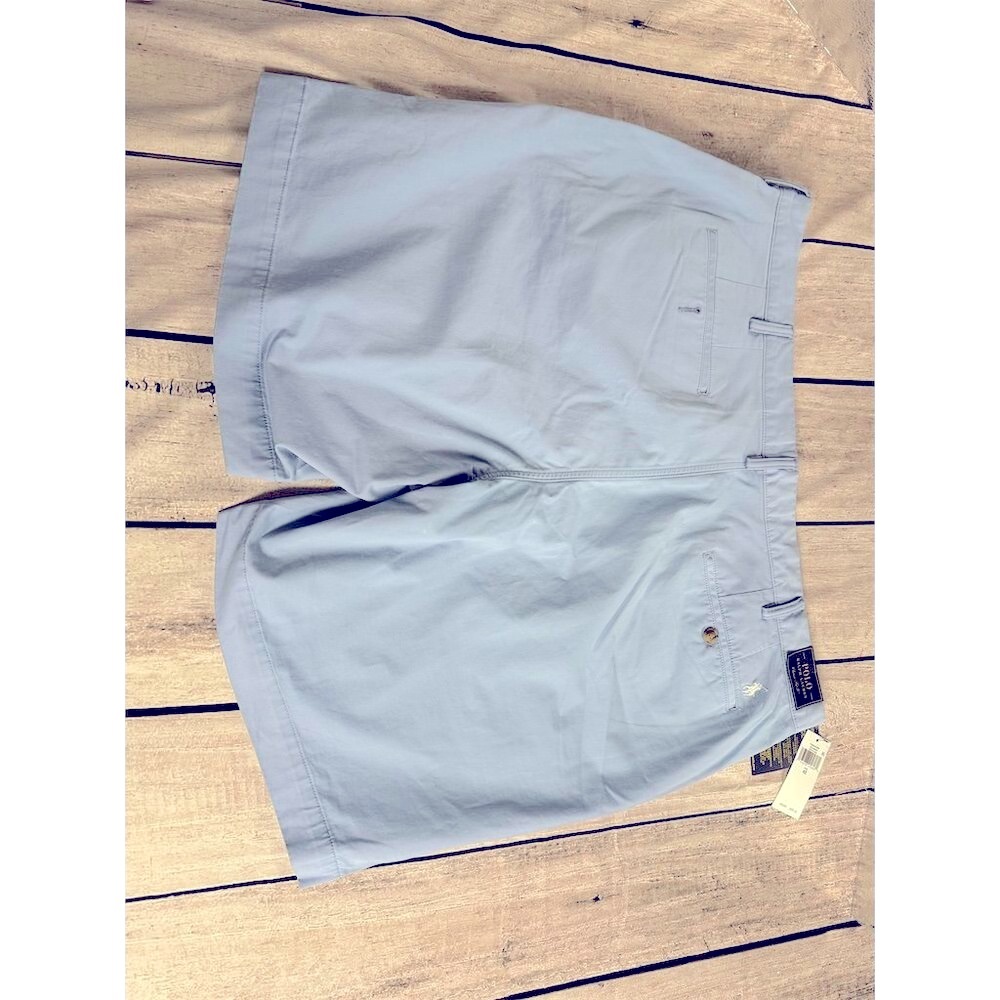 Polo Ralph Lauren Men's Chino Shorts Blue Size 42 Casual Classic Fit - Picture 6 of 8